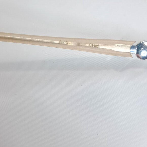 St. John Eyeglasses Frame champagne pink twisted silver logo S-011 CHM 48-19-130 main image 11
